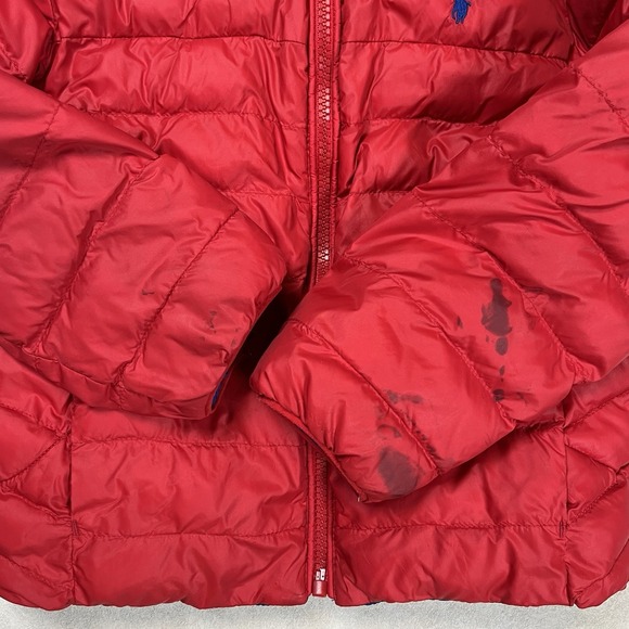 Polo Ralph Lauren Boy's Blue/Red Player 2 Light Reversible Jacket Sz 6 FLAW READ - Picture 9 of 12